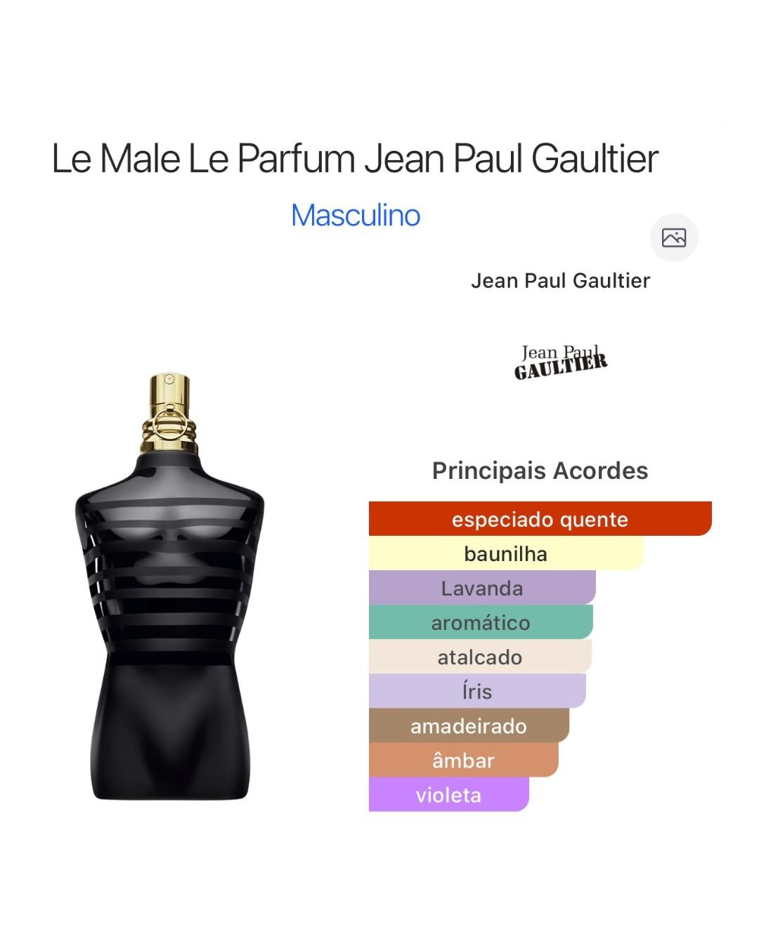 Le Male Le Parfum Jean Paul Gaultier - Imagem 3