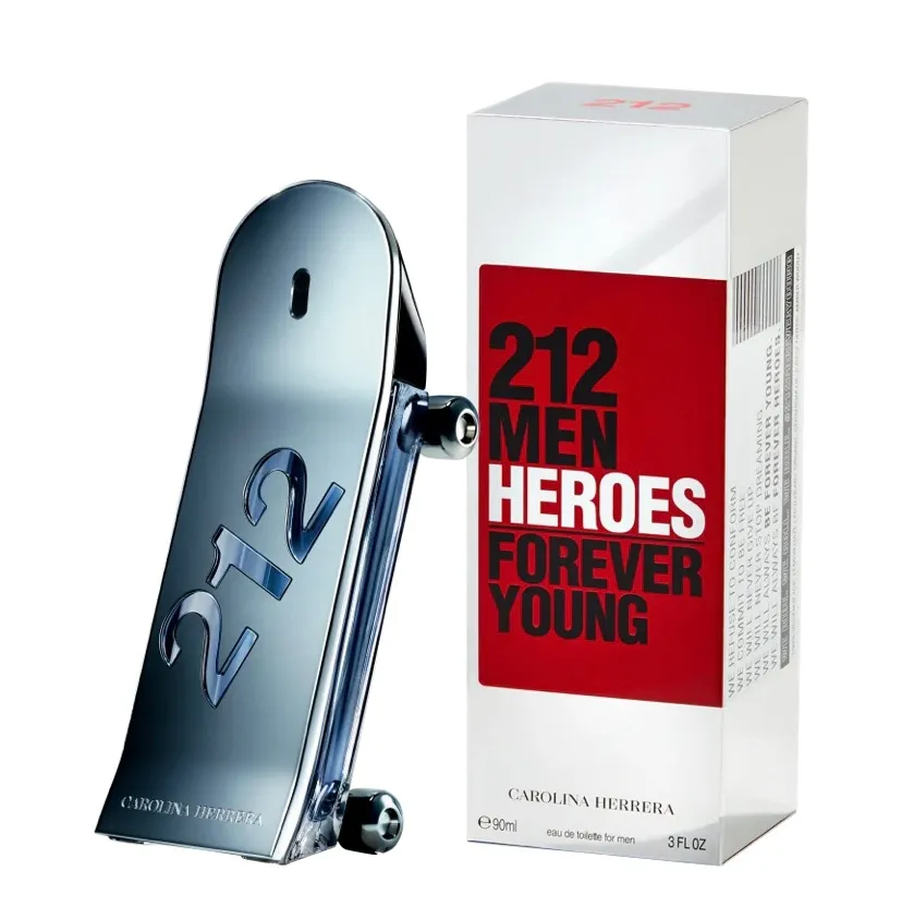 Decant 212 Men Heroes Carolina Herrera - Imagem 2