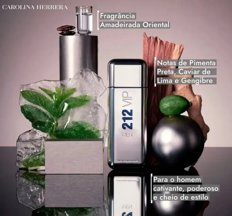 212 VIP Men Carolina Herrera Eau de Toilette - Imagem 3