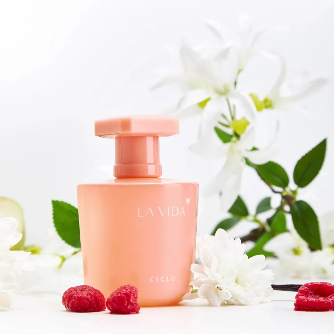 La Vida Ciclo Cosméticos Perfume Feminino - Deo Colônia - 100ml - Imagem 2