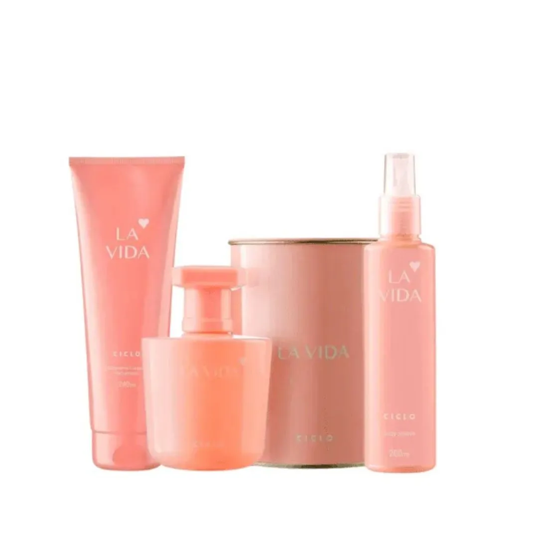 La Vida Ciclo Cosméticos Perfume Feminino - Deo Colônia - 100ml - Imagem 3