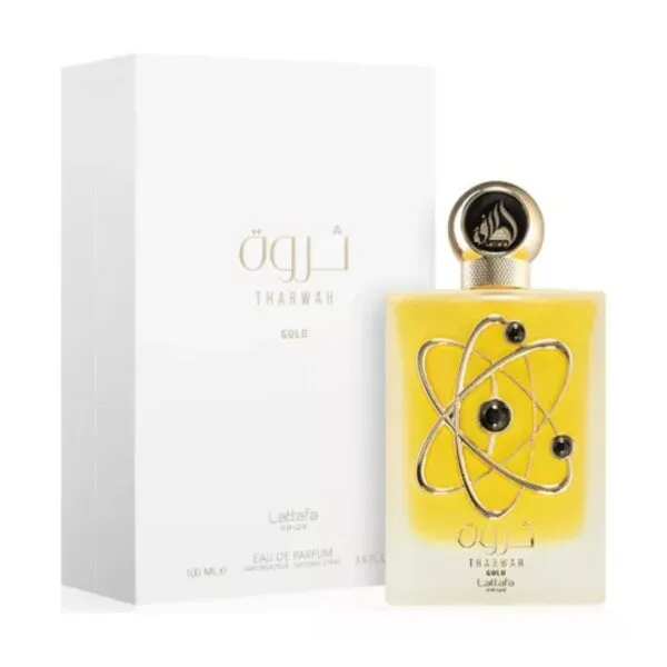 Tharwah Gold Lattafa Eau de Parfum 100ml - Imagem 2