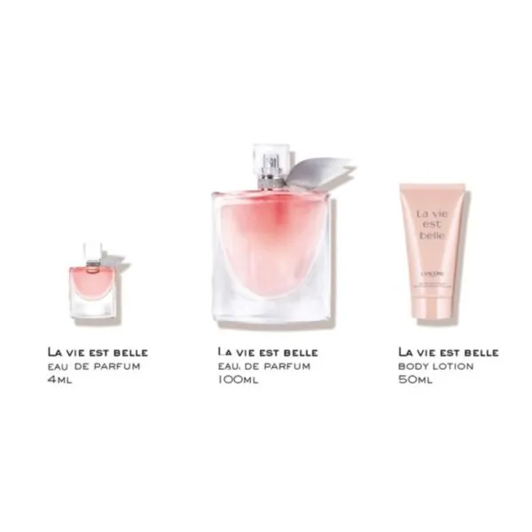 Kit La Vie Est Belle Lâncome Feminino - 3 Peças (Perfume 100ml + miniatura 4ml + hidratante 50ml) - Imagem 2