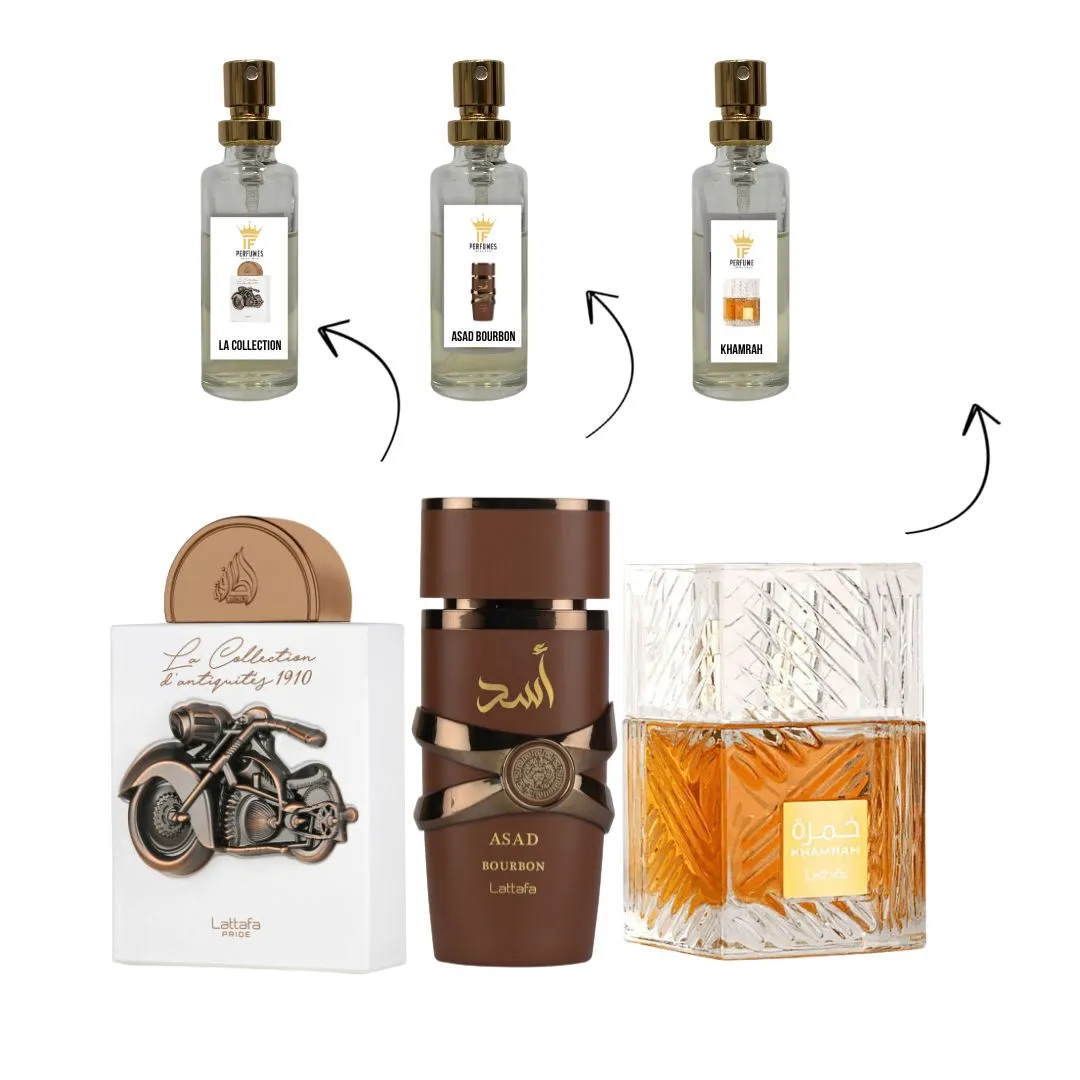 Combo- La Collection, Asad Bourbon, Khamrah