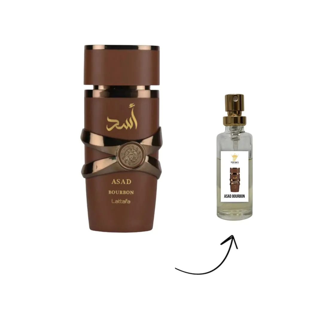 Decant Asad Bourbon Lattafa Eua de Parfum