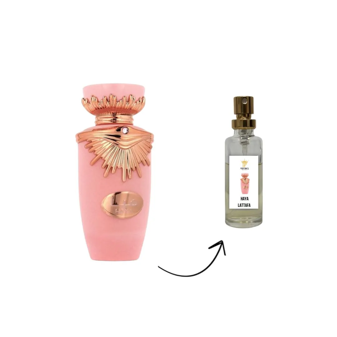 Decant Haya Lattafa Perfumes