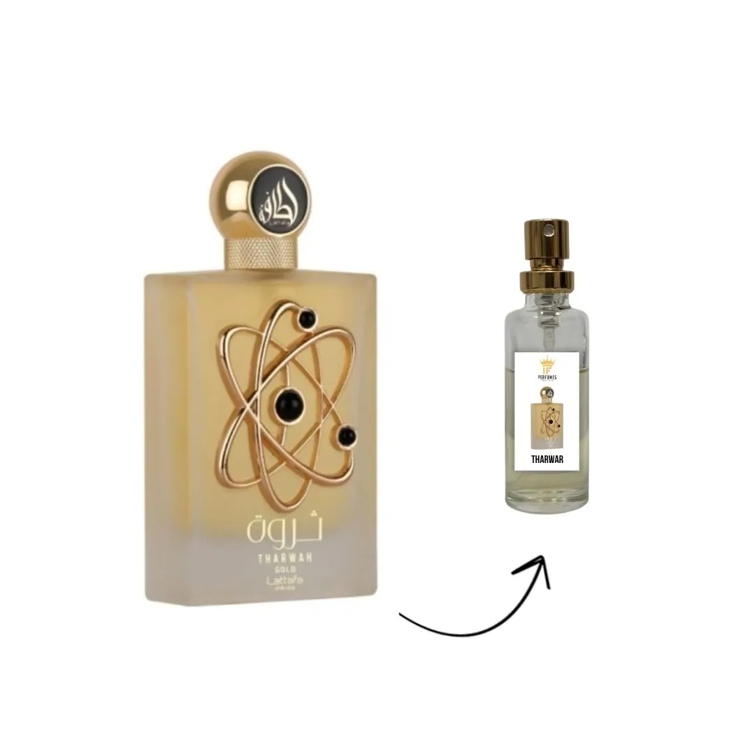 Decant Tharwah Gold Lattafa Eau de Parfum