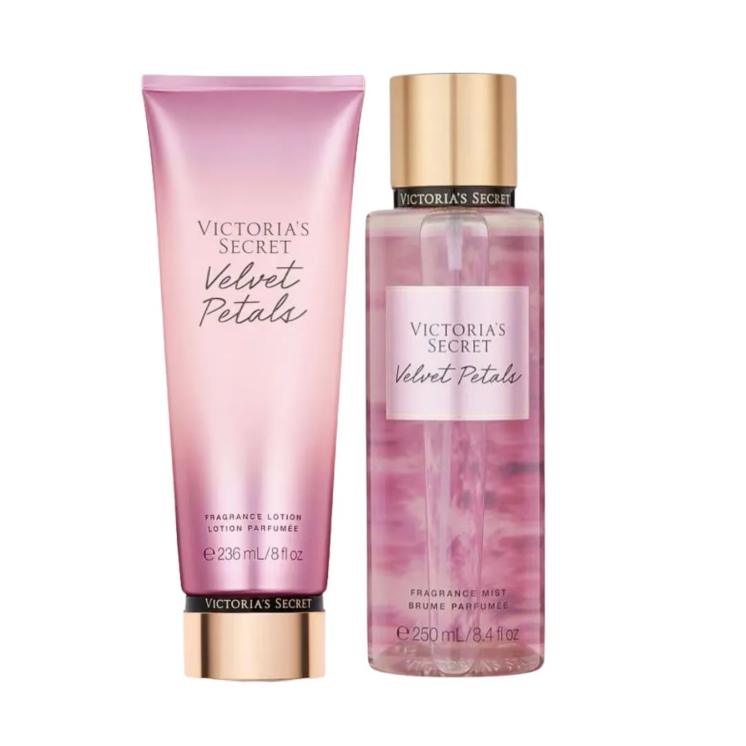 kit Victoria´s Secret - Velvet Petals - Body Splash + hidratante