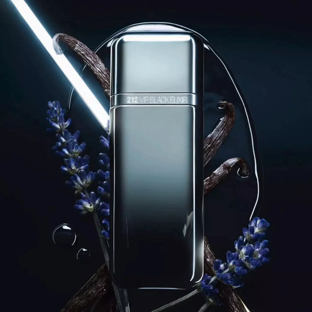 212 VIP Black Elixir Carolina Herrera 100ML - Imagem 3
