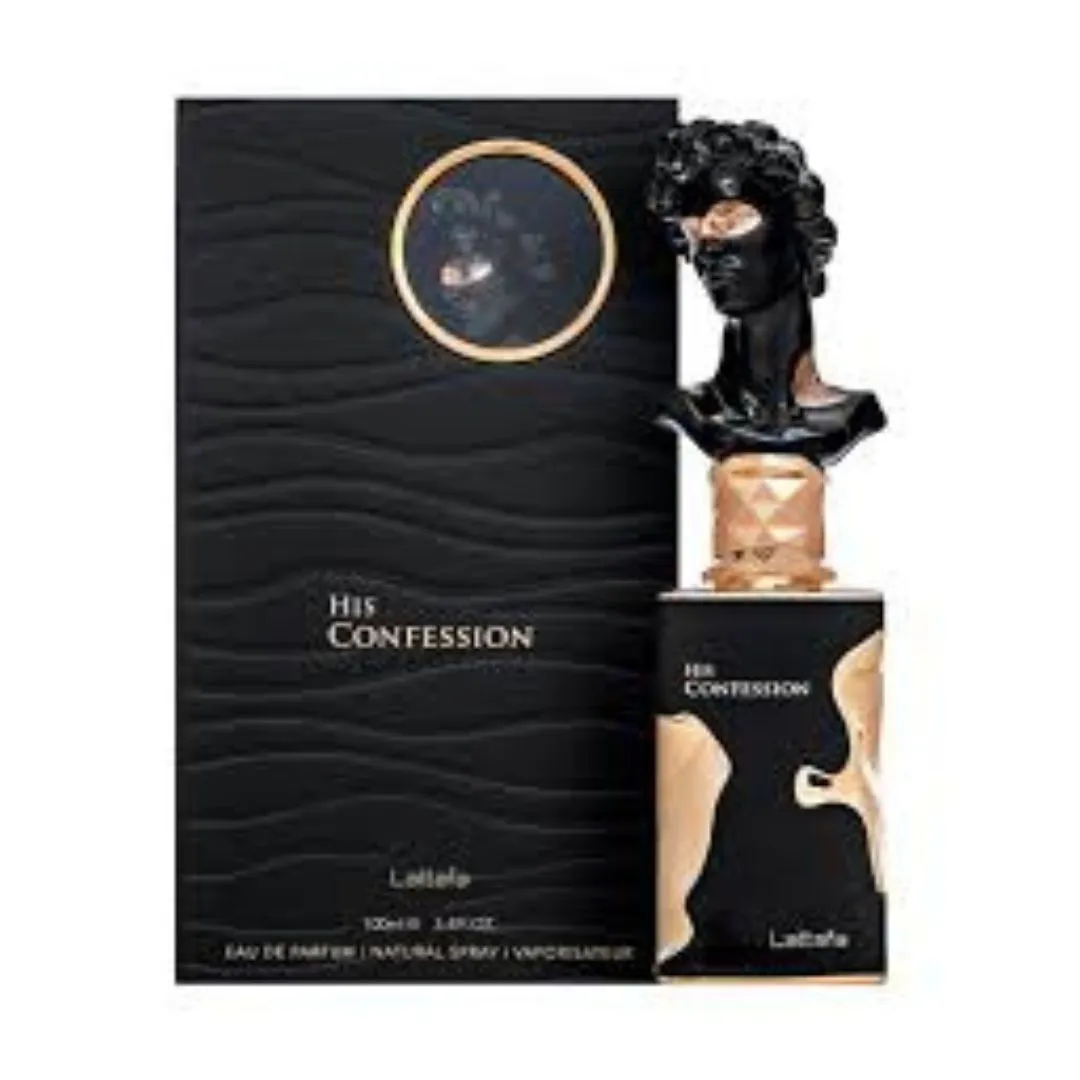 His Confession Lattafa Eau de Parfum 100ML - Imagem 2