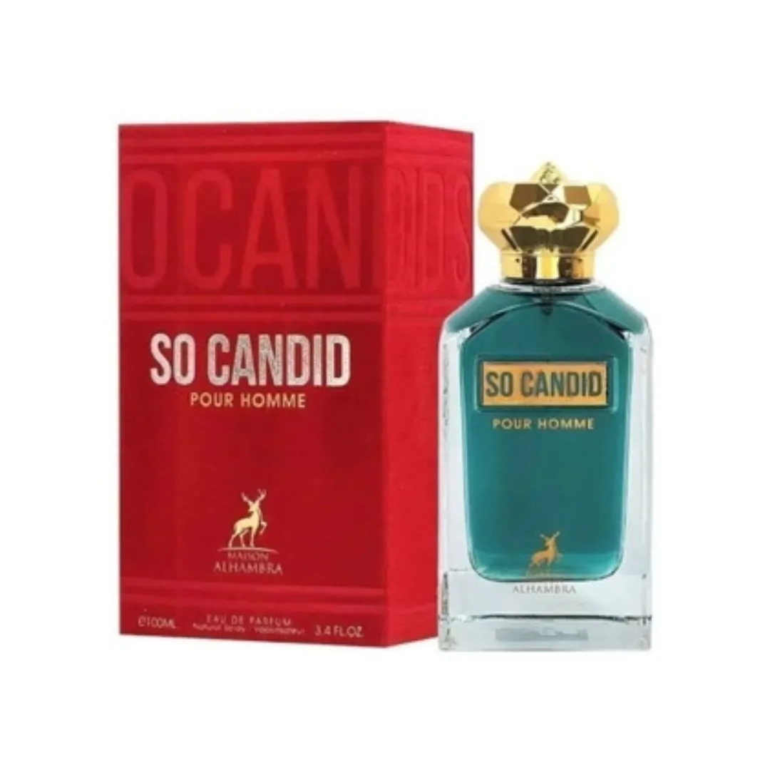 So Candid Pour Homme Maison Alhambra Eau de Parfum 100ml - Imagem 2