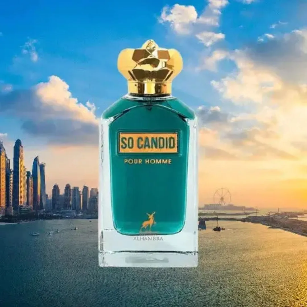 So Candid Pour Homme Maison Alhambra Eau de Parfum 100ml - Imagem 3