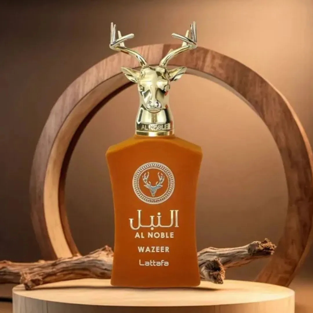 Al Noble Wazeer Lattafa Eau de Parfum 100ml - Imagem 4