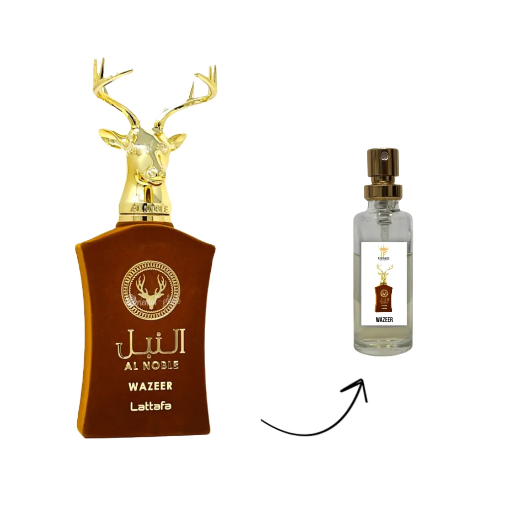 Decant Al Noble Wazeer Lattafa Perfumes Eua de Parfum