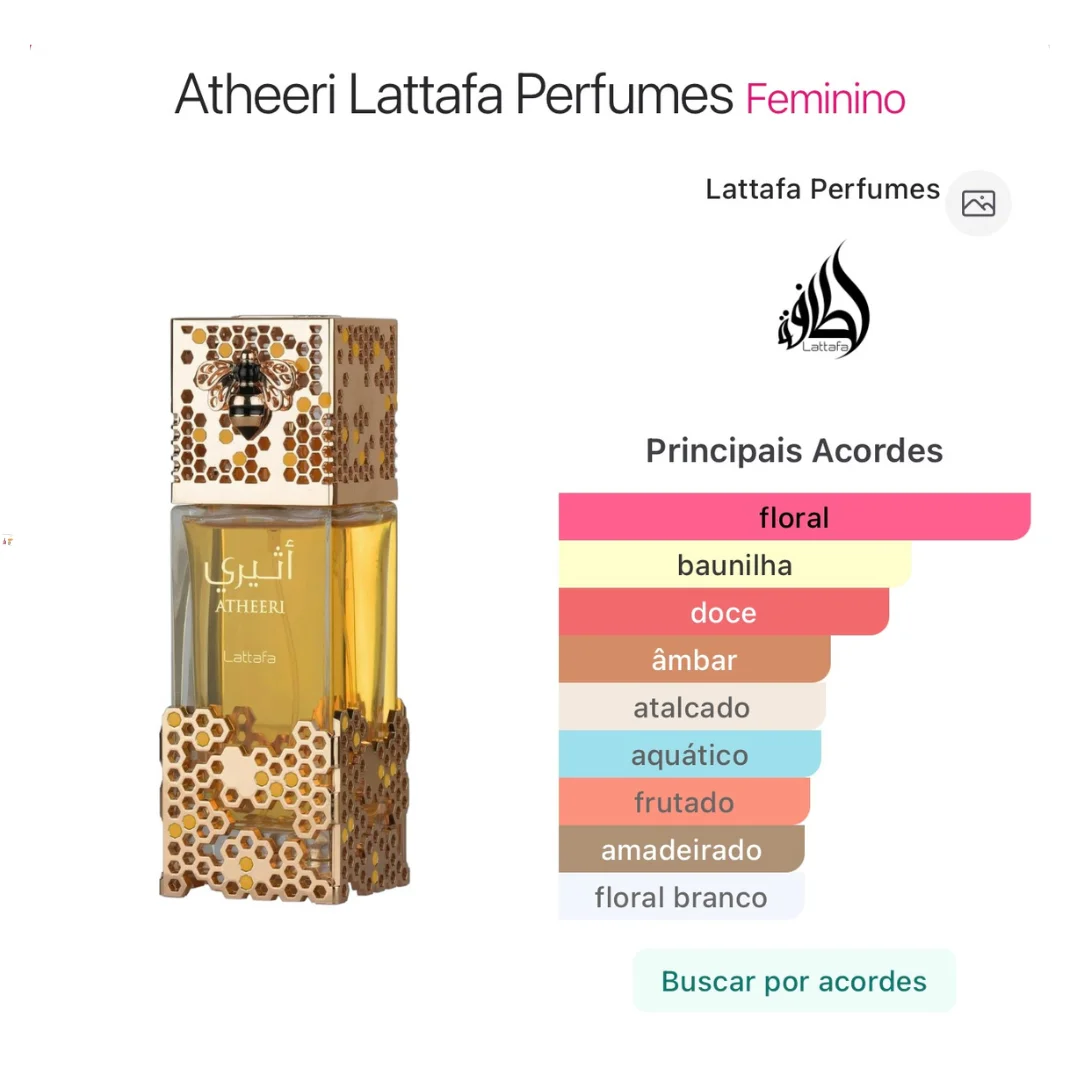 Decant Atheeri Lattafa Eau de Parfum - Imagem 2