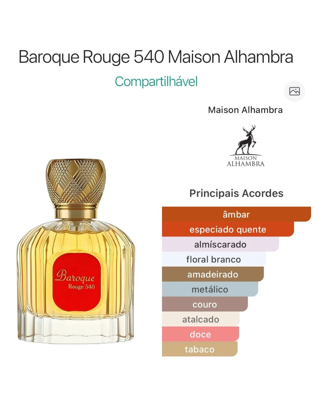 Baroque Rouge Eau de Parfum 100ml - Imagem 3