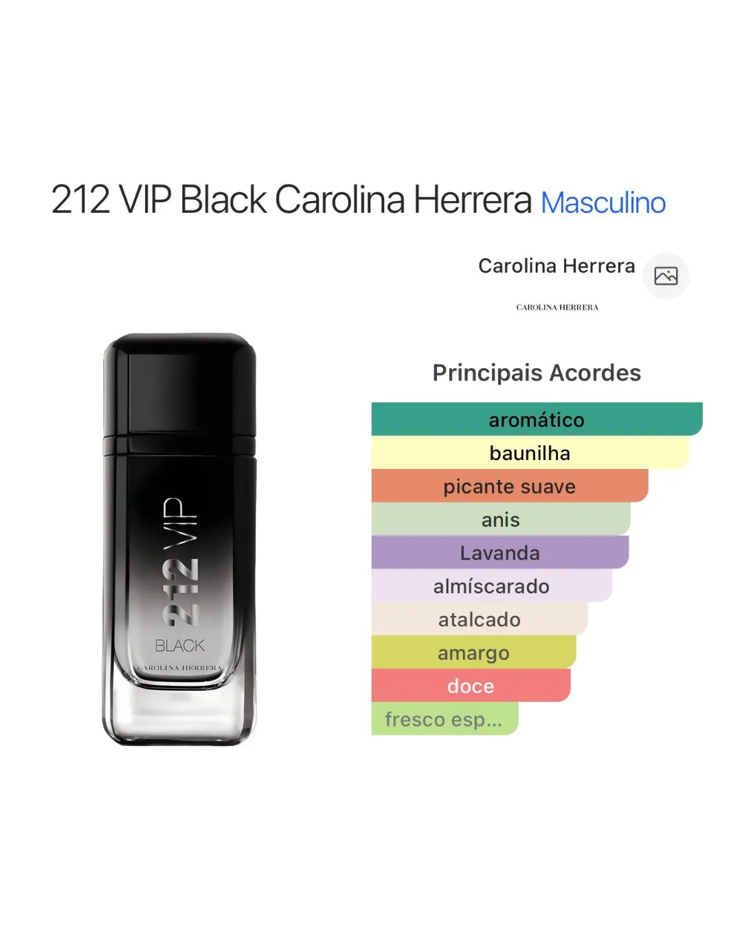 212 VIP Black Carolina Herrera - Imagem 3