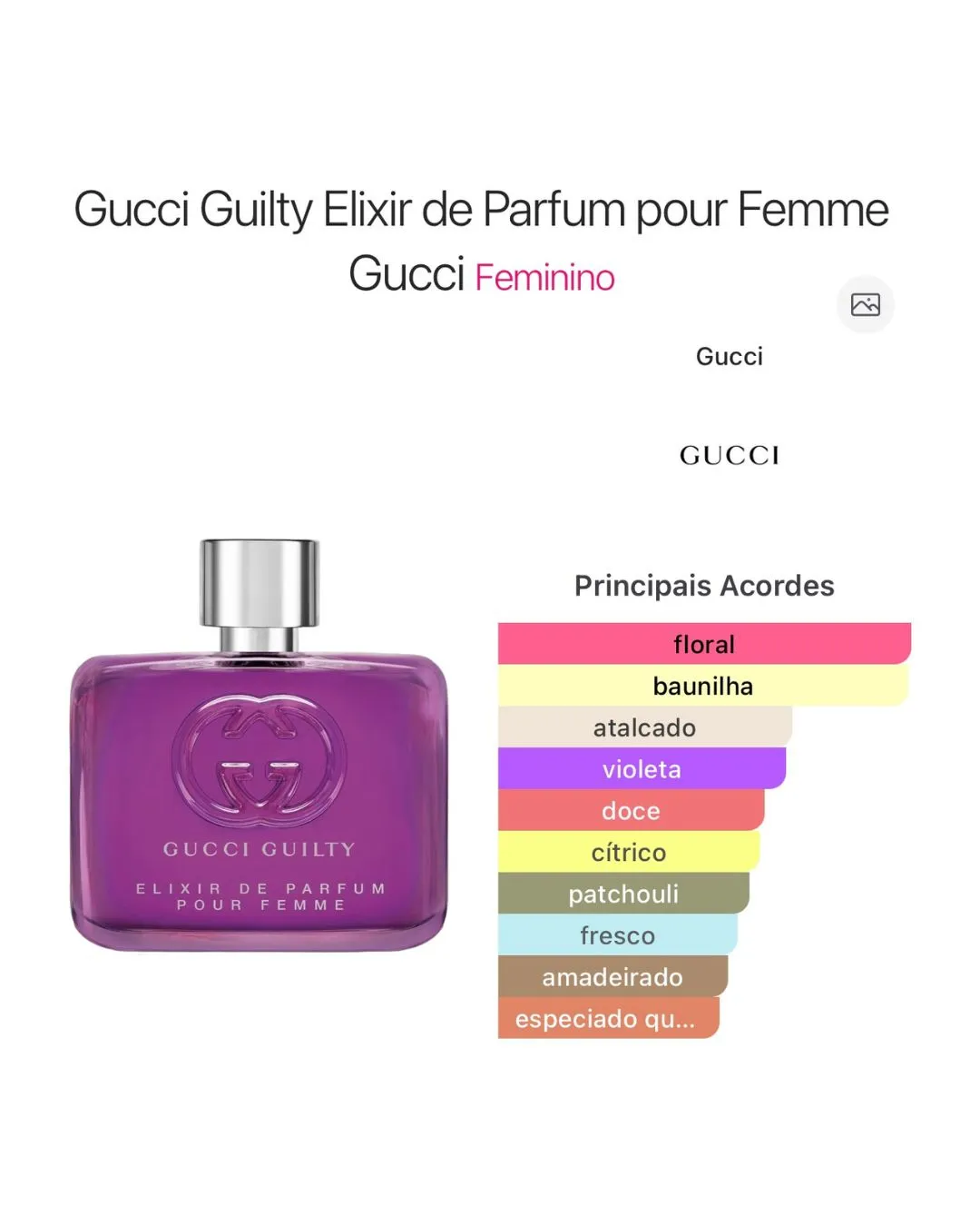 Gucci Guilty Elixir de Parfum 60ml - Imagem 3