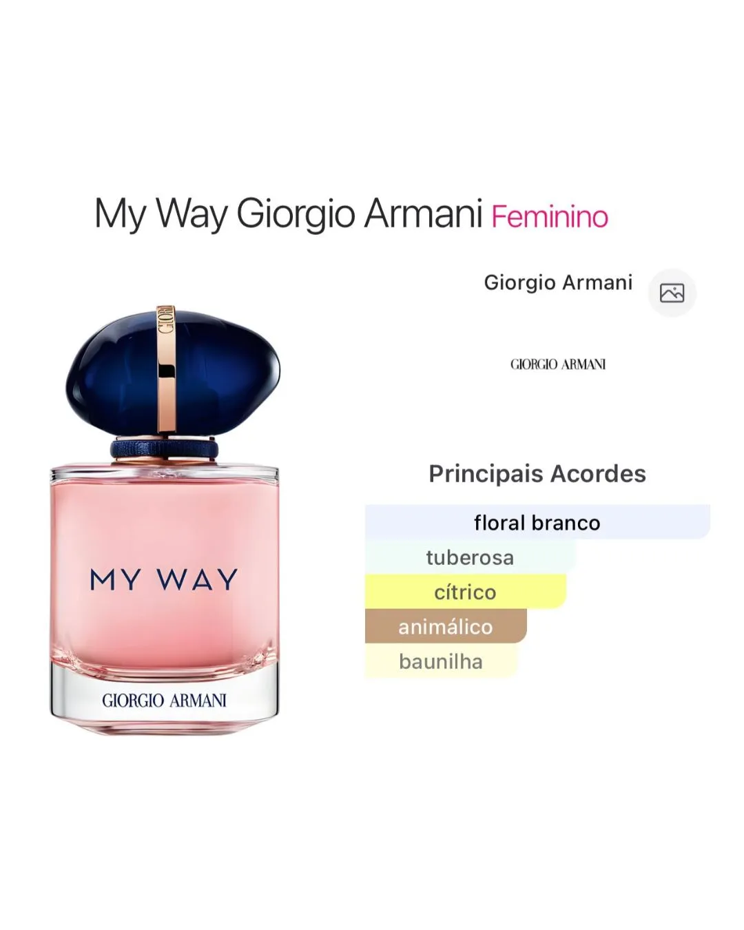 My Way Giorgio Armani Eau de Parfum - Imagem 3