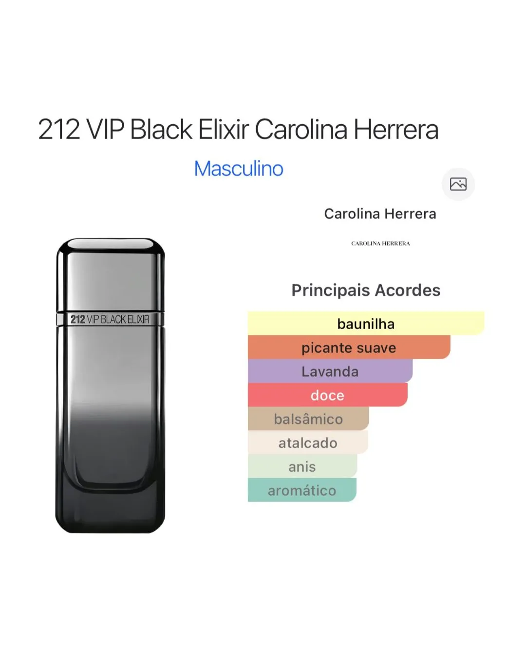 Decant 212 Vip Black Elixir Eau de Parfum - Imagem 2