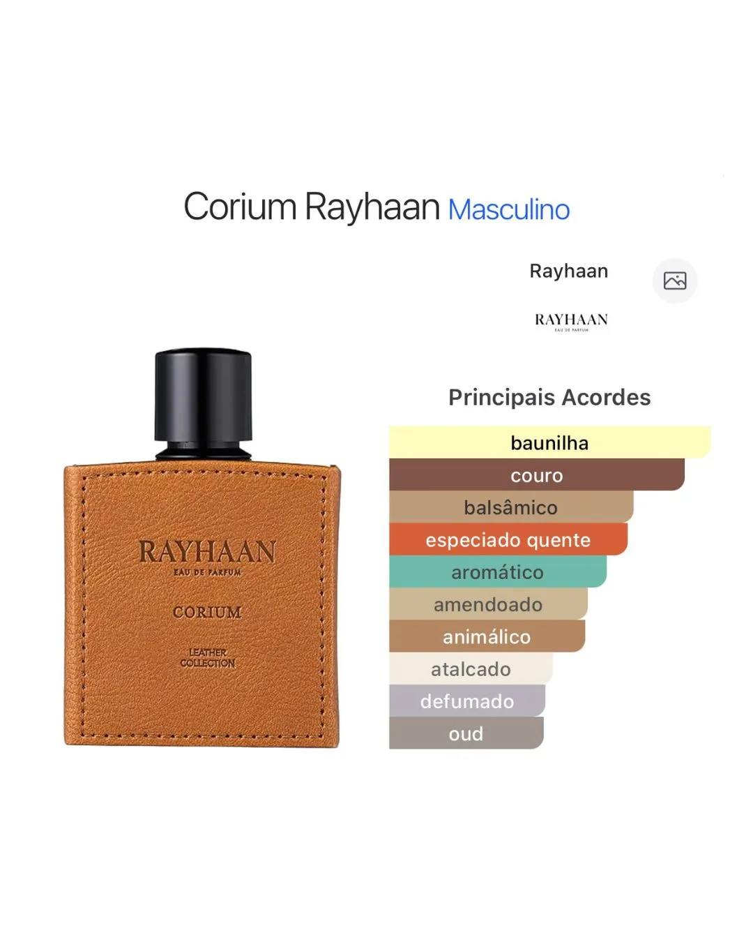 Corium Rayhaan Eau de Parfum 100ml - Imagem 3