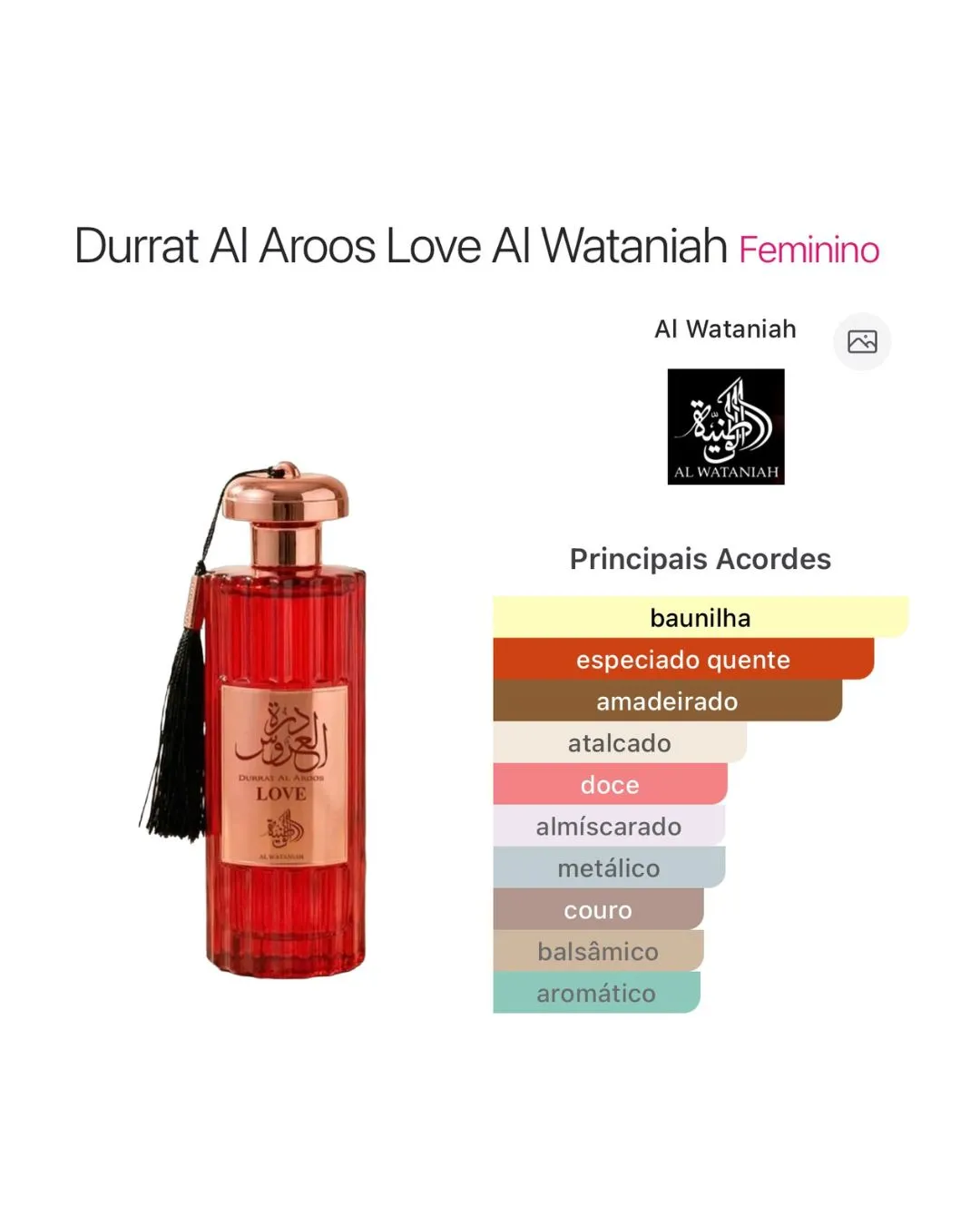 Durrat Al Aroos Love Eau de Parfum 85ml - Imagem 3