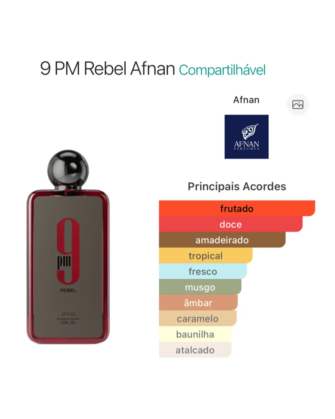 Kit 9Pm Rebel Afnan Eau de Parfum - Imagem 2