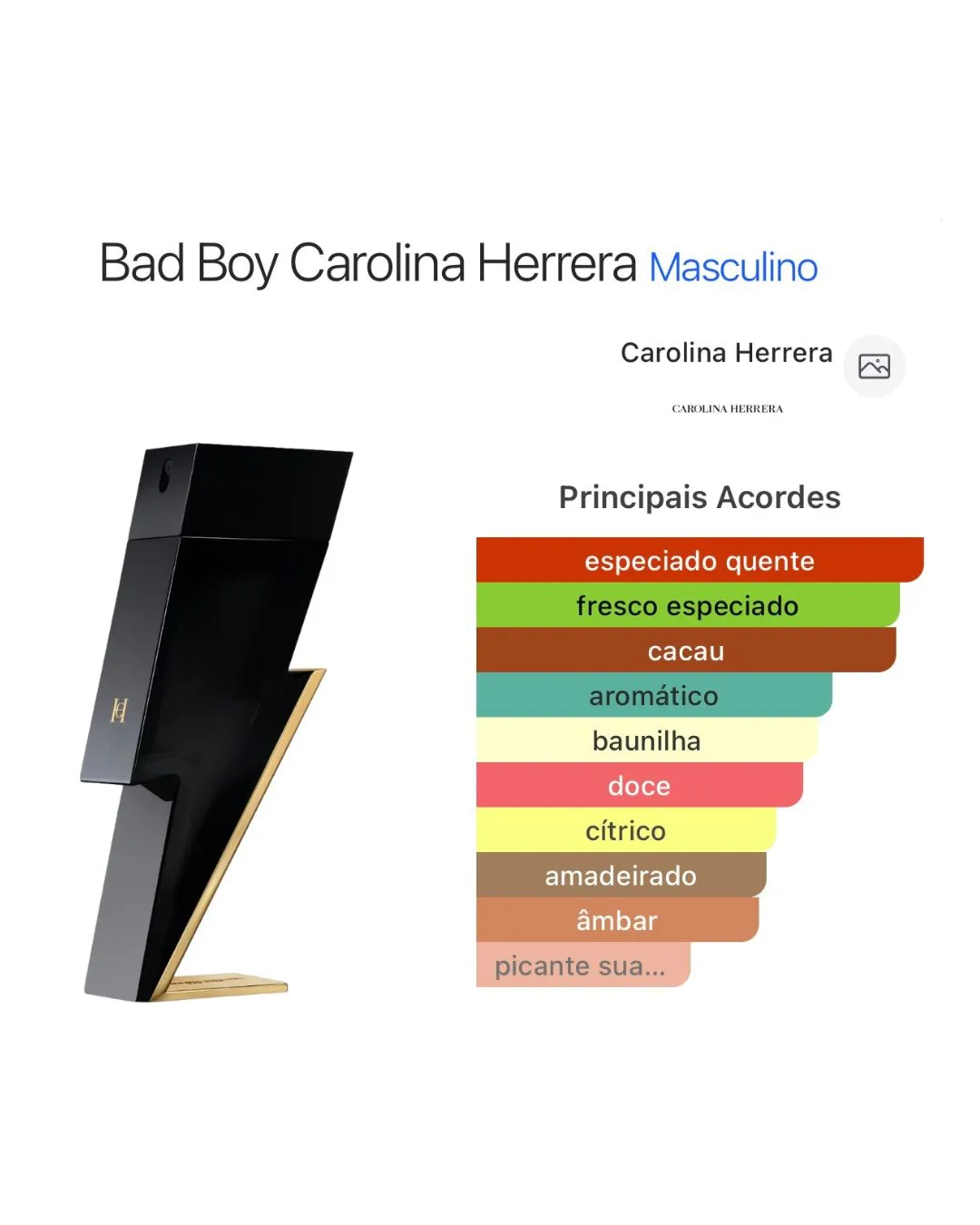 Bad Boy Carolina Herrera Eau de Toilette - Imagem 3